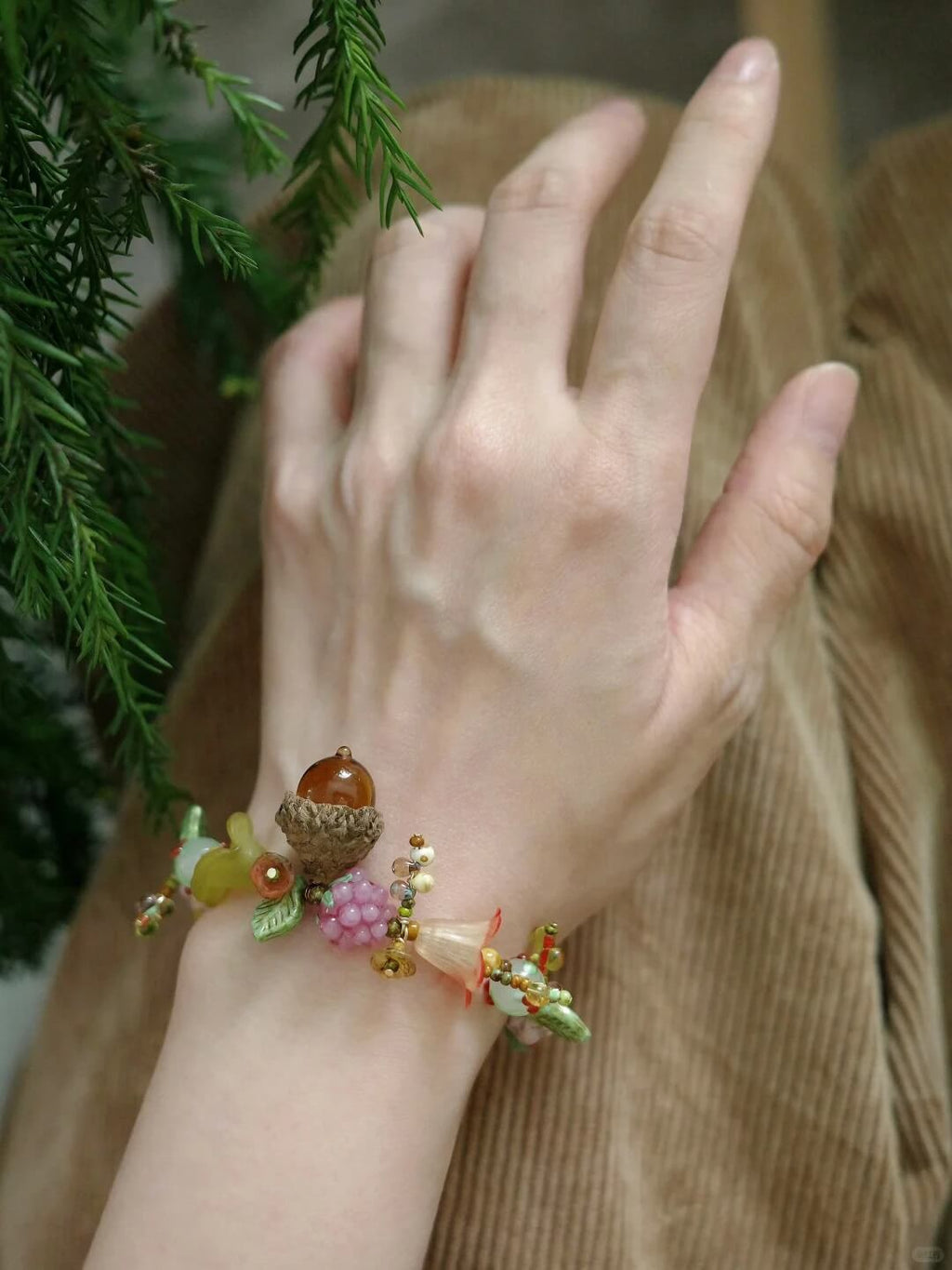 Oak Wreath Bracelet
