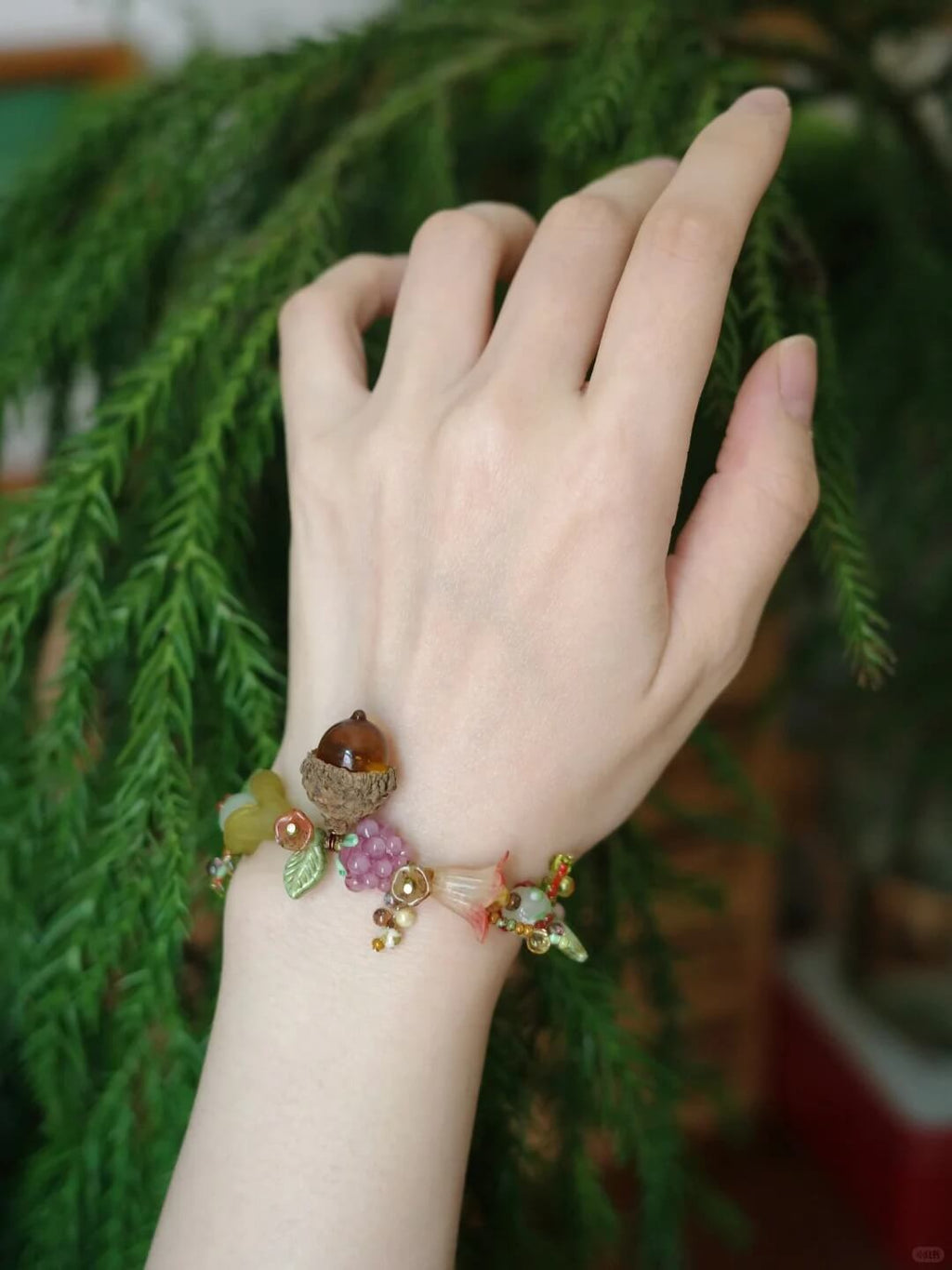 Oak Wreath Bracelet